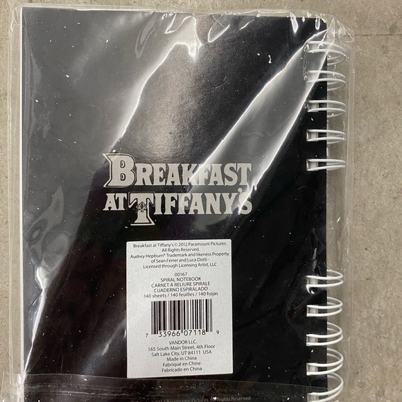 Breakfast at Tiffany's Notebook & Luggage Tag Collection NWT - Picture 7 of 7